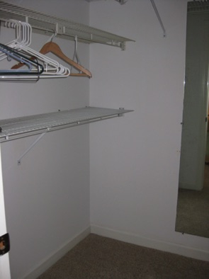 Master walk-in closet Master walk-in closet