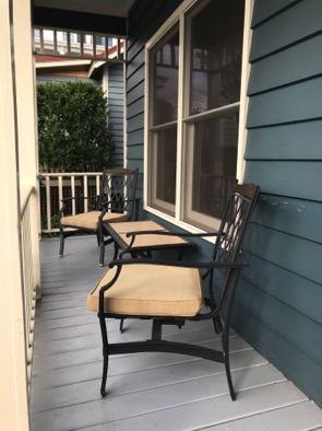 Front porch sitting area Front porch sitting area
